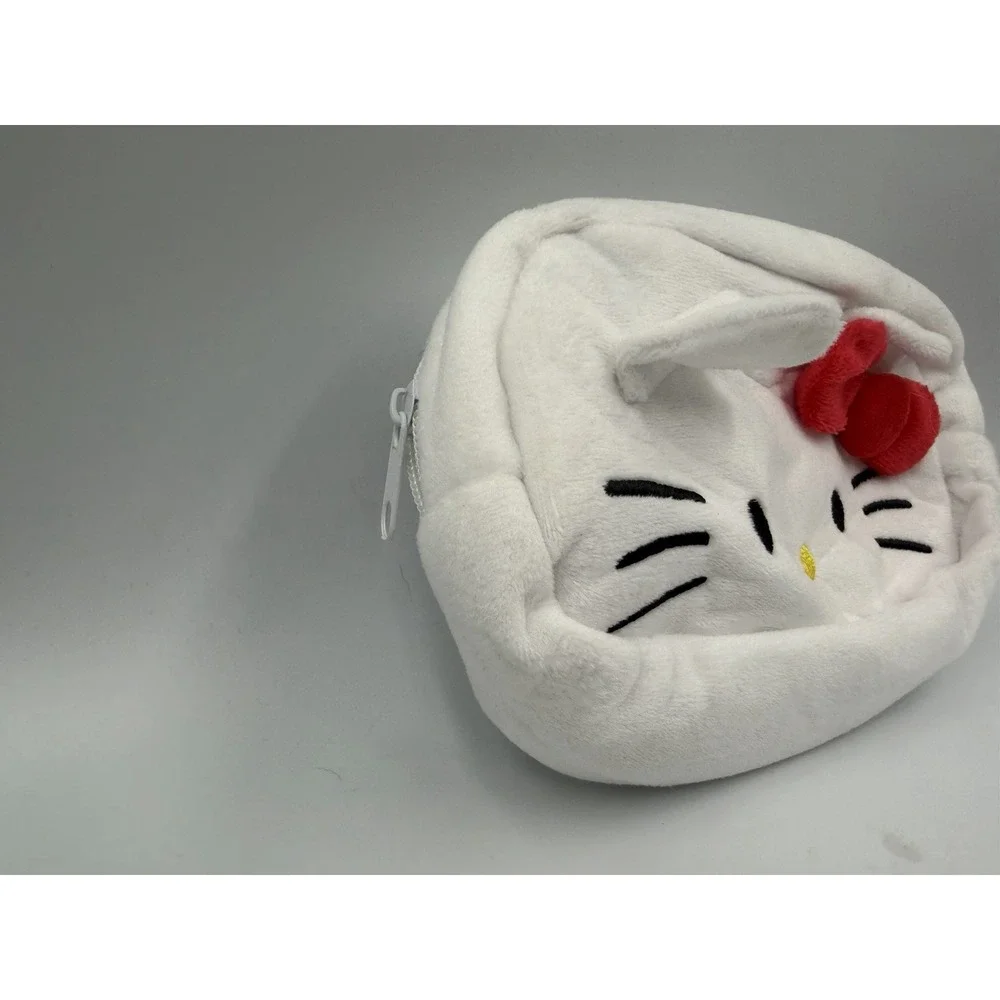NEW Cute White Hello Kitty Cosmetic Makeup Bag Organizer Pen Pencil Case Gift